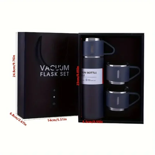 500ml Stainless Steel Thermal Flask Set