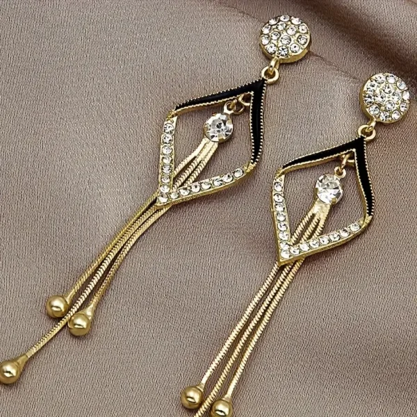 1 Pair Elegant and Simple Tassel Earrings Suitable for Gift Giving and Party Wear - Image 5